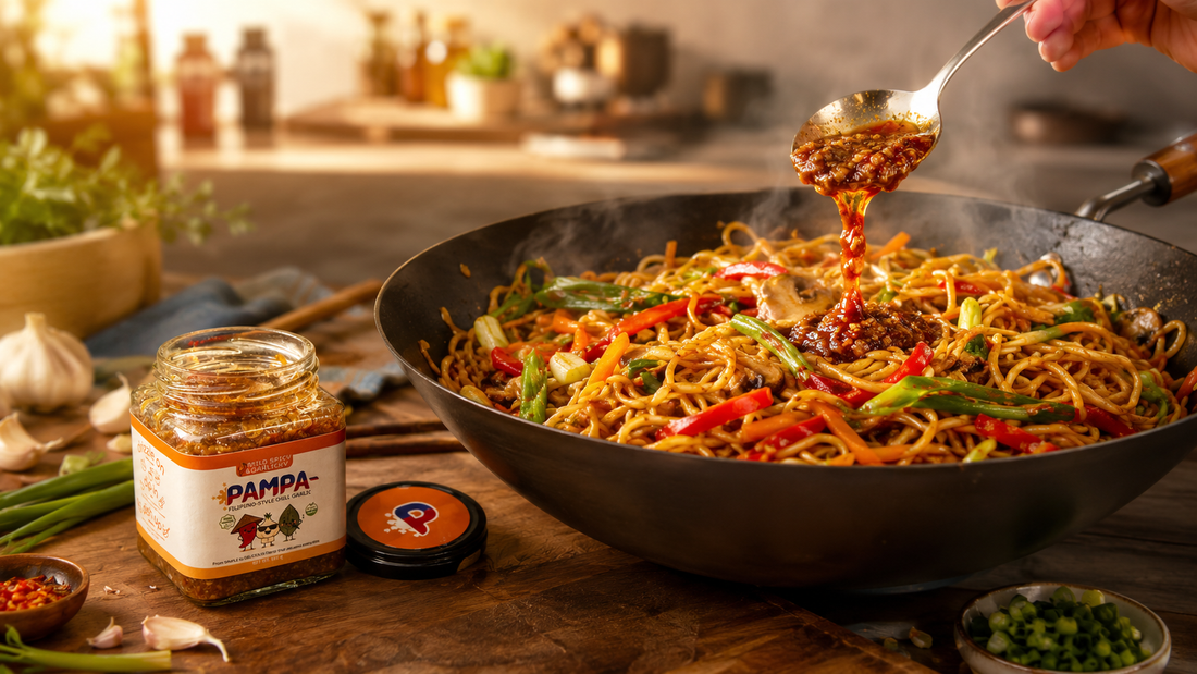 PAMPA- Garlic Stir-Fry Noodles